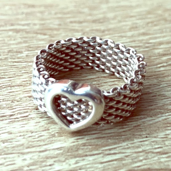 Tiffany & Co. Jewelry - Tiffany Heart Mesh Ring Tiffany & Co. Jewelry - Tiffany Heart Mesh Ring